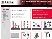 Tablet Screenshot of hartech.nl