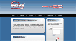 Desktop Screenshot of hartech.com.br